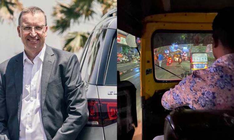 Mercedes Benz CEO Auto Ride In Pune |mercedes benz ceo auto ride in pune after s class gets stuck in pune traffic