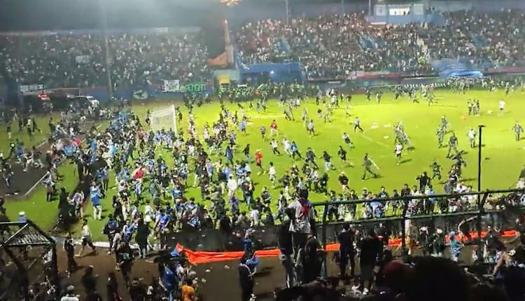 Indonesia Football Match Stampede | violence and stampede after indonesia football match 127 dead
