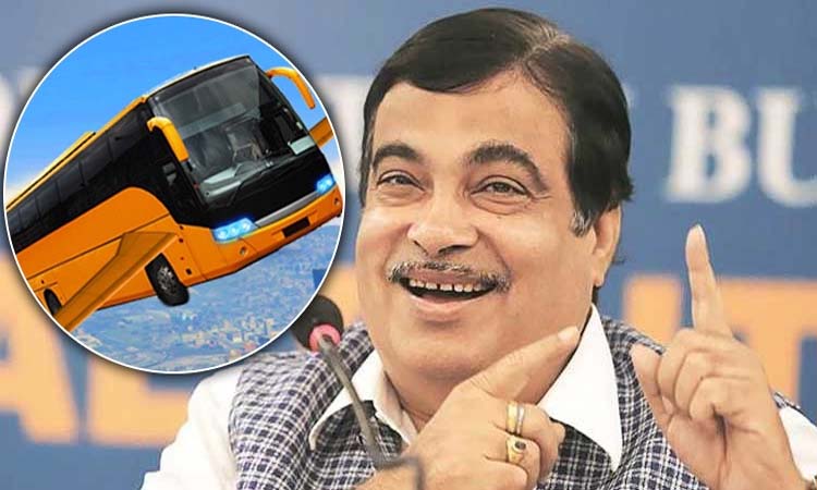 Nitin Gadkari | union minister nitin gadkari speech at iit mumbai campus shares dream of flying double decker bus in mumbai