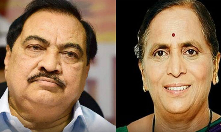 Mandakini Khadse | eknath khadses wifes mandakini problems will increase a case has been registered in the case of embezzlement of butter