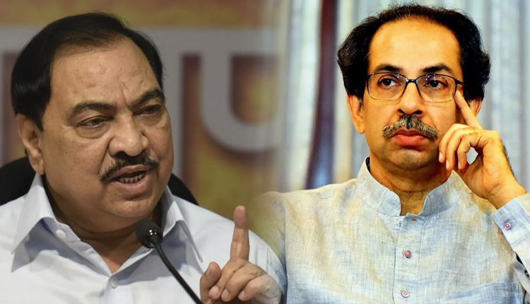Eknath Khadse| Mistakes are made as a party leader, but the mistake should not be so big that it ends the party itself, Eknath Khadse criticizes Uddhav Thackeray