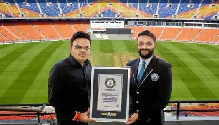 BCCI-Guinness Book Of World Record | bcci guinness book of world record largest attendance t20 match during ipl 2022 final