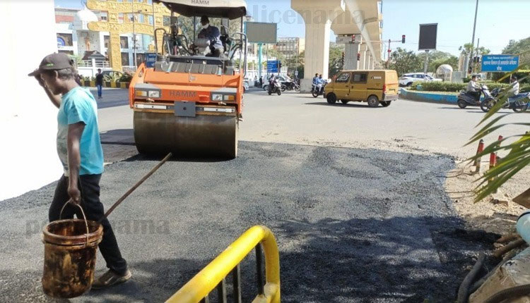 Pune Metro | Pune Metro started large-scale road repair works