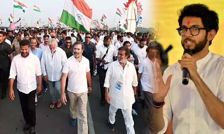 Maharashtra Politics | bjp atul bhatkhalkar criticised shivsena thackeray group aaditya thackeray over participate in rahul gandhi bharat jodo yatra