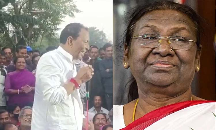 President Draupadi Murmu | tmc minister akhil giri controversial statement president draupadi murmu look