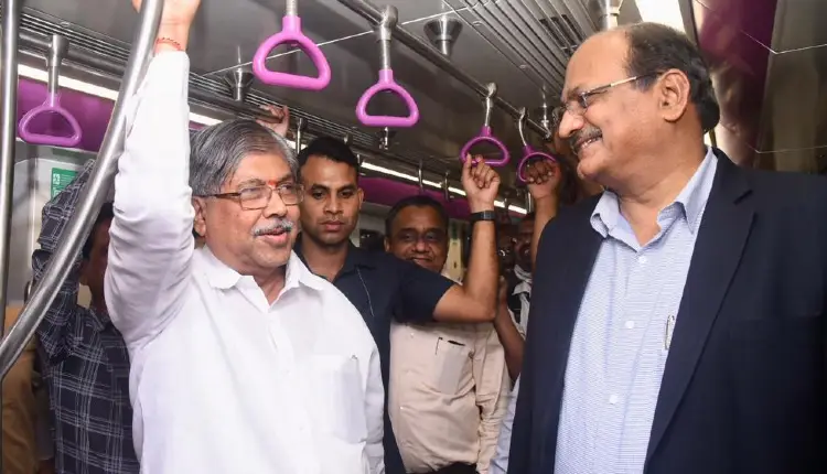 Chandrakant Patil | phase one of metro completed by march end minister chandrakant patil information pune