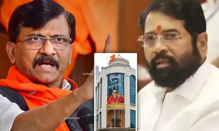 MP Sanjay Raut | thackeray faction sanjay raut on shinde faction shivsena bhavan