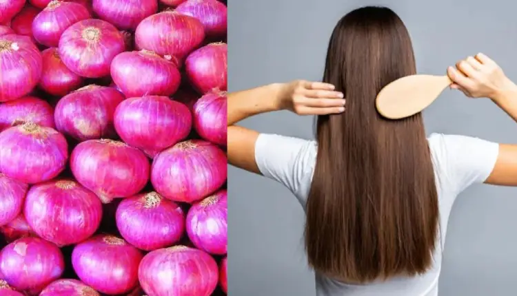 Benefits of Onion | benefits of onion hair will get long strong and black shiny effective recipe thick and long