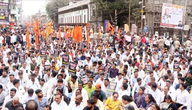 Pune Band | With the presence of thousands in the 'Pune Bandh' march, the people of Pune united against those who insulted great men