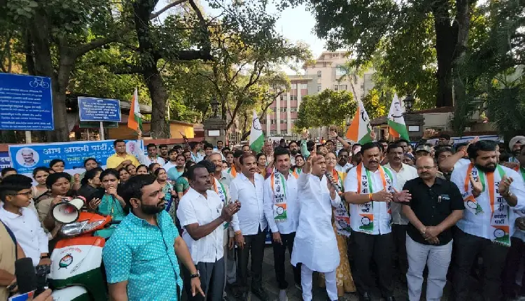 Pune NCP Protest | Grand Morcha of NCP at Pune Municipal Corporation head office