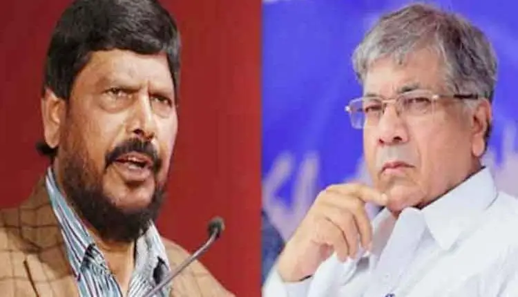 Ramdas Athawale | union minister of state ramdas athawale has reacted to the alliance between thackeray group and vanchit bahujan aghadi