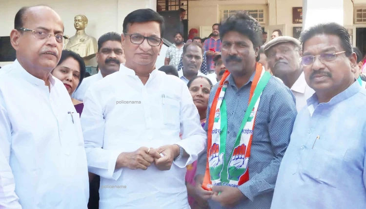 Pune Congress | senior NCP corporator Sunil Gogle joined the Congress party in the presence of Balasaheb Thorat
