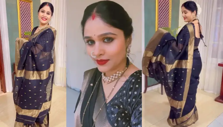 Akshaya Deodhar | akshaya deodhar makar sankrant special look viral video wedding with hardik joshi