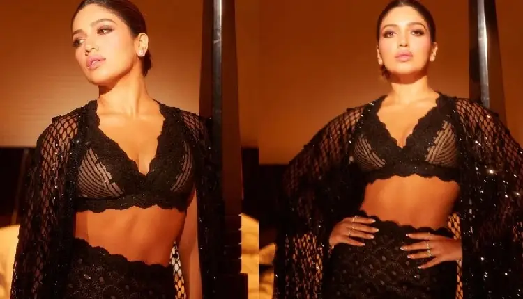 Bhumi Pednekar | bhumi pednekar sexy photos transparent blouse covers breast bhumi hot and bold photos fans go crazy