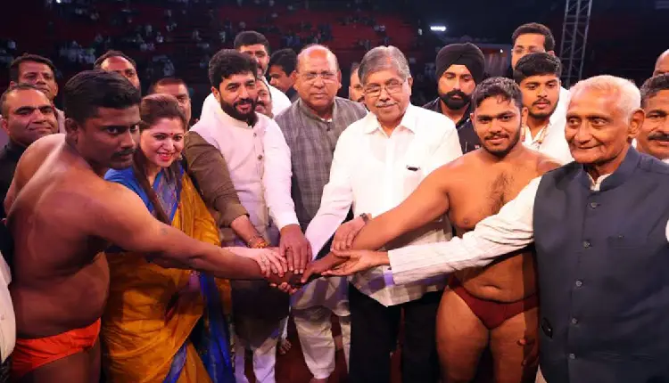 Maharashtra Kesari in Pune| All-round development of wrestlers on government's priority, Chandrakant Patil