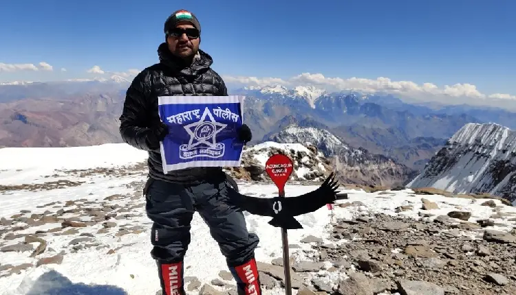 Pune Police News | api sambhaji gurav climbs the highest peak in south america