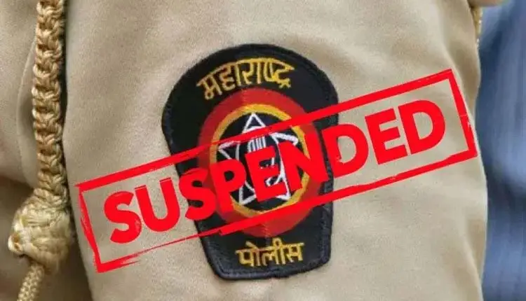 Police Suspended | police constable suspended for making obscene video of colleagues wife FIR in Worli Police Station