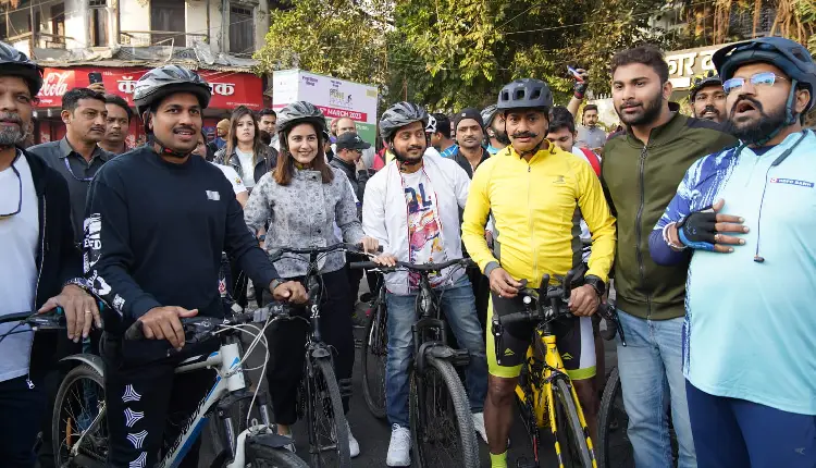 Apla Pune Cyclothon | The second edition of Apla Pune Cyclothon' was announced with great excitement through a celebrity promo ride
