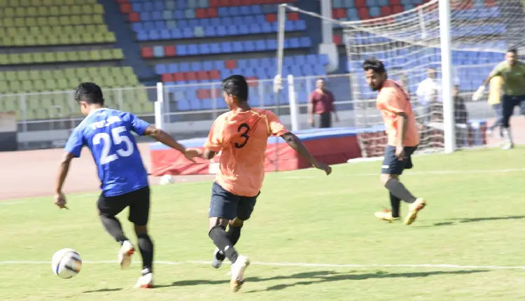 All India Public Sectors Football Tournament | All India Public Sector Football Tournament; Oil India Limited, Employees State Corporation of India team fighting for the title