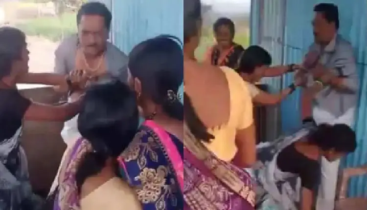 Satara News | liquor seller was beaten by women in satara chilewadi