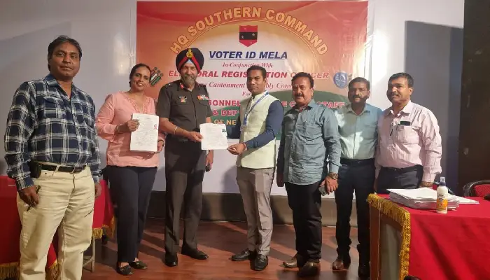 HQ Southern Command | Organized 'Voter Mela' at Southern Command Headquarters; Spontaneous response of army officers and Military Man's Family