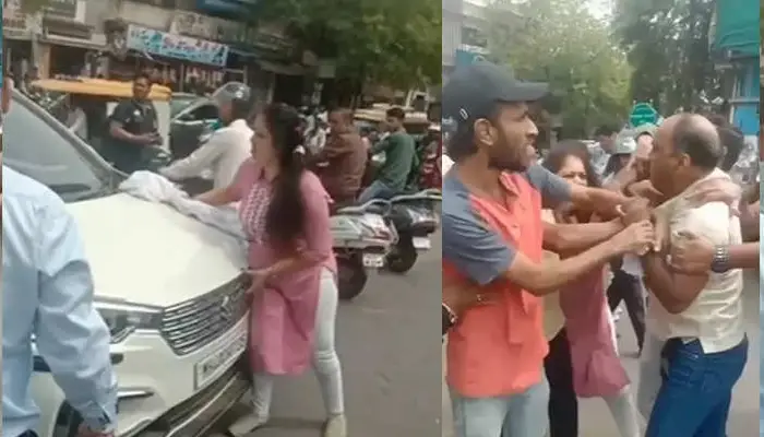 Nagpur Crime News | the accused car driver beat up the woman due to a dispute over overtaking