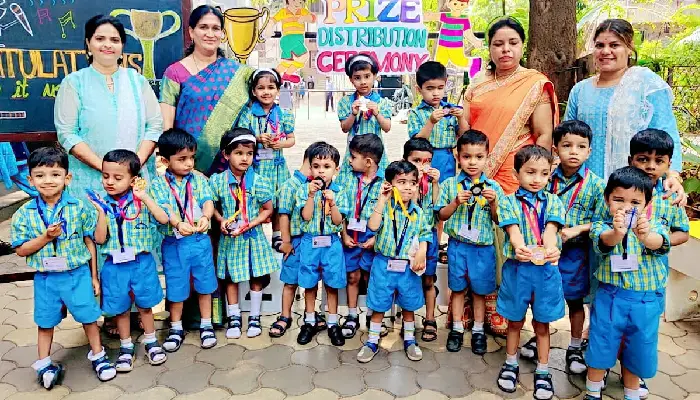 Nems School Pune | Prize distribution ceremony of toddlers in NEMS school in excitement