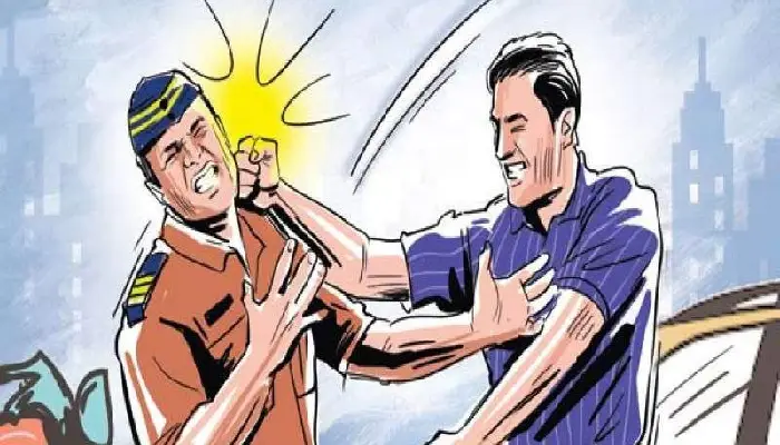Pune Pimpri Chinchwad Crime | Arrested accused beat up two policemen, incident in Wakad area