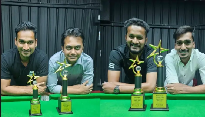 Six Red Snooker Tournament | Pinak Banerjee, Ashish Thorat win Six Red Snooker Tournament !!