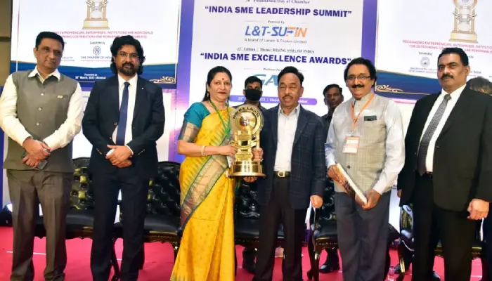 Sushma Sanjay Chordiya | 'Pride of Maharashtra-2023' awarded to Sushma Chordia for her remarkable work in the field of education, women and child welfare