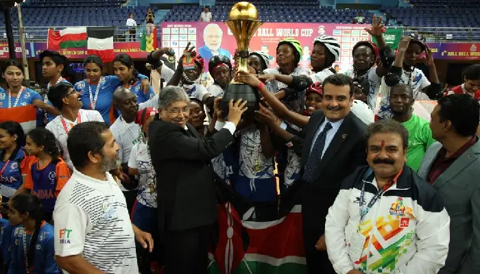  Roll Ball World Cup Tournament In Pune | The Kenyan team won the women's category in the 6th International Rollball Championship