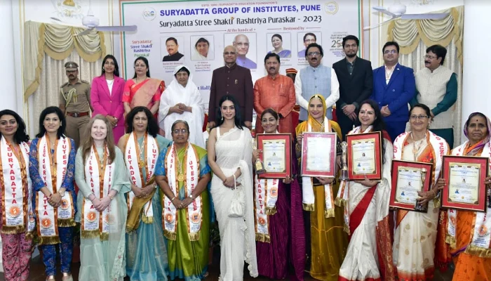 Suryadatta Group of Institutes | Distribution of Surya Dutt Stree Shakti National Awards by Maharashtra Governor Ramesh Bais