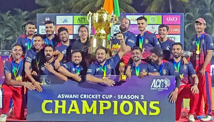 Aswani Cricket Cup (ACC) 2023 Tournament | 'Royal Challengers' won the Aswani Cricket Cup title