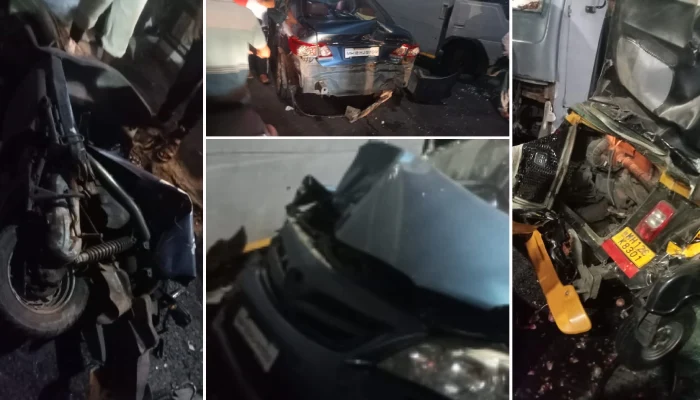 Pune Crime Accident News | Fatal accident at Ishrat Bagh near NIBM Road in Pune; Two died on the spot and two others were seriously injured, Kondhwa police rushed to the spot
