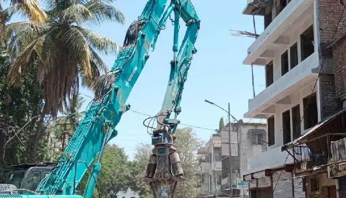 Pune PMC News | additional illegal construction demolished after order of pmc commissioner pune