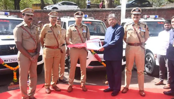  Pune Rural Police - Chandrakant Patil | Pune: We will provide more funds for the modernization of the police force - Guardian Minister Chandrakantada Patil