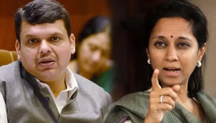 NCP MP Supriya Sule | crimes against women are outrageous the home minister needs to pay serious attention to the department supriya sule advised devendra fadnavis