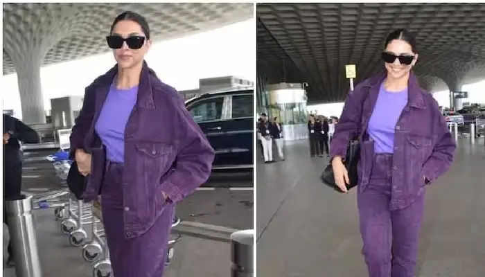 Deepika Padukone | deepika padukone spotted at the airport after showing a glimpse in the prevue of shah rukh khan jawan