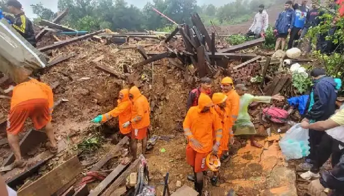 Raigad Irshalwadi Landslide | irsalwadi landslide ndrf rescue operation on secodn day