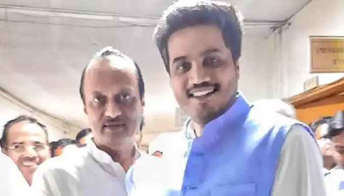 Maharashtra Political News | rohit pawar meets ajit pawar rohit pawar met ajit pawar in the legislature discussed for half an hour