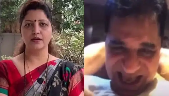 Kirit Somaiya Viral Video | maharashtra state-women-commission-president-rupali-chakankar-on-kirit-somaiya-viral video