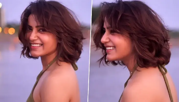Samantha Ruth Prabhu | samantha was seen on the beach in short hairstyle the video of the actress went viral on social media