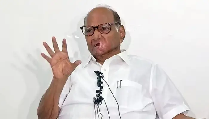NCP Chief Sharad Pawar | sharad pawar reacts on whether he will meet ajit pawar or not after split in ncp Flared at the journalist