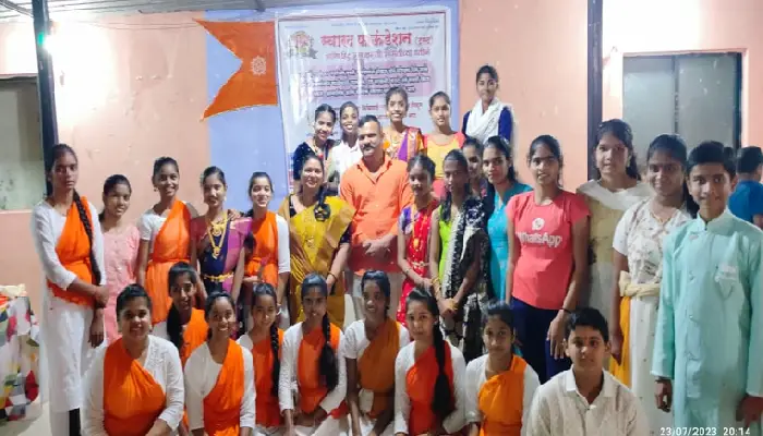 Swarad Foundation Pune | Free bravery training for girls and women on behalf of Swarad Foundation Trust and Hindu Janajagriti Samiti