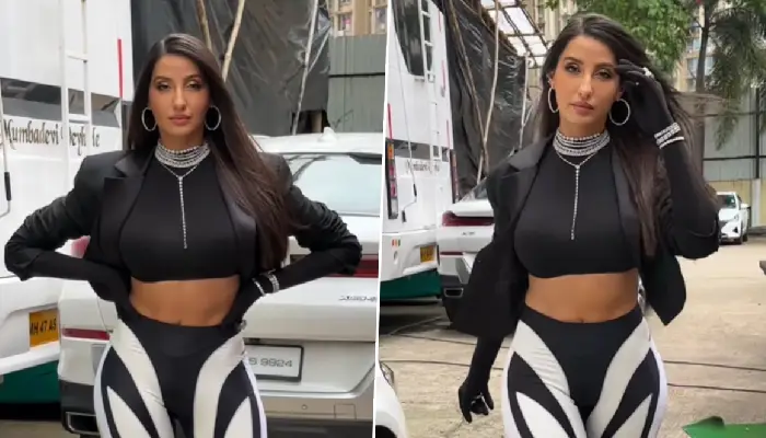 Nora Fatehi | nora fatehi hot video nora fatehi sizzles in a sexy outfit the killer poses of the actress blow the senses of the users watch video