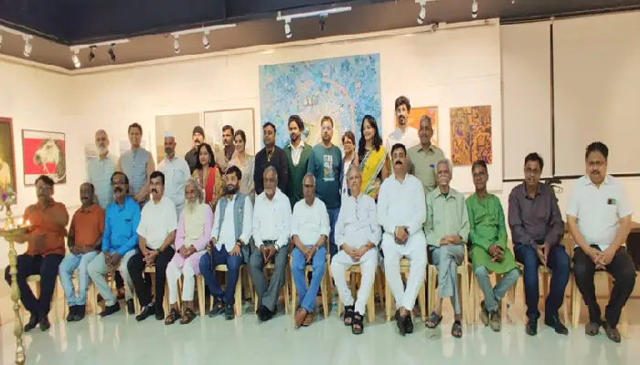 Pune Artist Group | Inauguration of 'Pune Artist Group' Monsoon Exhibition; Includes one hundred works by 35 artists
