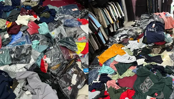 Pune Pimpri Chinchwad Crime News | Pune: Sale of clothes with fake logo of branded company, clothes worth 2 lakh seized