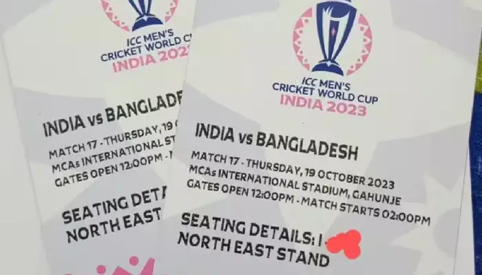 Pune Crime News | gahunje two arrested for selling 1200 tickets for india vs bangladesh cricket match for 12 thousand