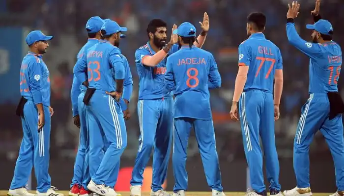 IND Vs SSL-World Cup 2023 | team india won match by 302 runs and became first team to reach in semi finals marathi news