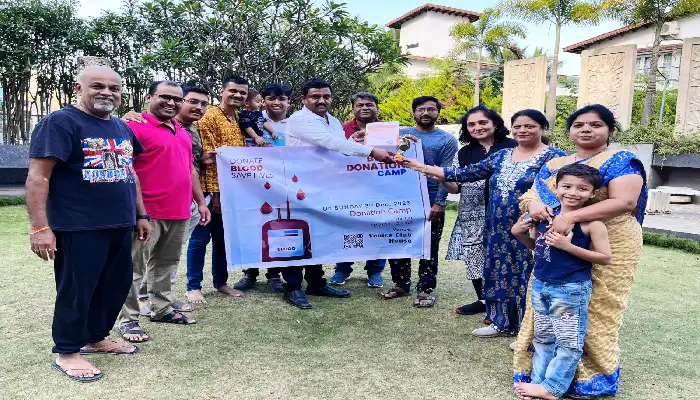 Pune News | Collection of 56 bags at the blood donation camp, courtesy of the Venice Co-operative Housing Society